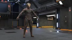 Futuristic Armored Character 3D model