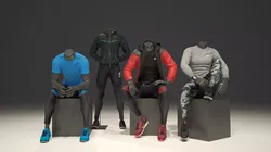 Man mannequin Nike pack 2 3D model