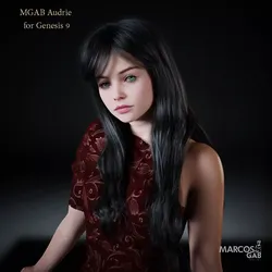 MGAB Audrie n Audrie Teen for Genesis 9 3D model