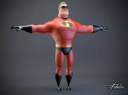 Mr Incredible 3D model