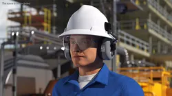 Oil Gas Worker Standing Fur 3D model