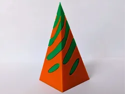 Pirámide Giratoria Fidget - Modelo de impresión 3D gratuito