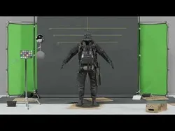 Soldier Diver Drysuit  Low-poly 3D model