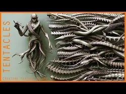 TENTACLES - 40 types in ZBrush brushes and OBJs 3D model