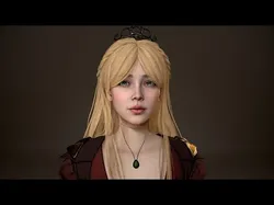 The Princess Low-poly 3D model