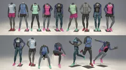 Woman mannequin Nike FULL PACK