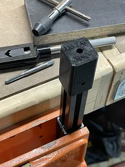 2020 Extrusion Tap and Drill Guide with Vise Sleeve