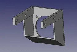 40mm Fan Mount for Wade's Extruder
