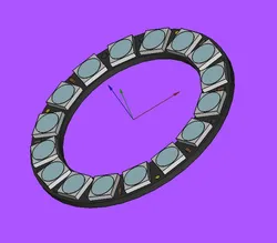 Adafruit NeoPixelRing (16 leds) in step format