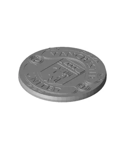 Concave Manchester United coaster or plaque