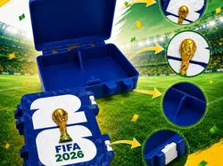Doble Caja Porta Figuritas Copa 2026 con Copa - Modelo de impresión 3D gratuito