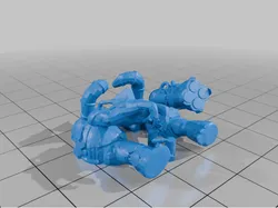 DOOM Eternal Tyrant Toy - split