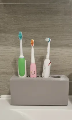 Electric toothbrush holder