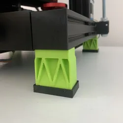 Ender 3 (V2&PRO) or CR Riser Feet 45mm TPU
