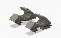 fiat grande punto, punto evo rear parcel shelf clip (gancio cappelliera) left and right