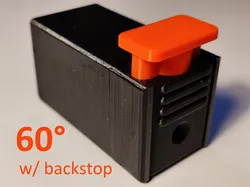 Filament cutter 60° easy to empty cutter box (with backstop)