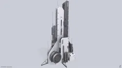 Futuristic building