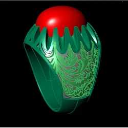 gents ring oval stone