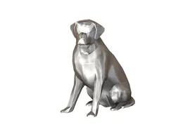 Labrador low poly