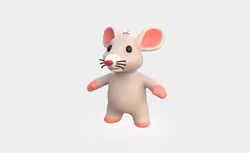 Little animal baby - Rat cute - Animated