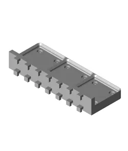 Parametric Gridfinity baseplate for Bambu Lab P1P pegboard #ThangsBambuContest