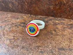 Rainbow Spinner Ring - Regenbogen Spinner Ring