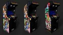 Retro Arcade Game Machine