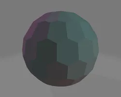 Rich cut gemstone bead