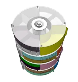 Rotating Parts Bin