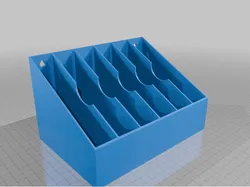 Sanding disc holder dual walls fast and dual walls with curved bottoms fast