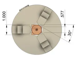Square Stock In 3-Jaw Chuck