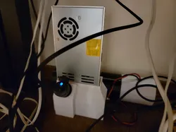 Standalone Non-Modular Meanwell PSU Cover with 12V/24V Socket for USB Charger