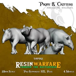 Tapirs - Props&Critters: Animals of the World