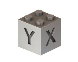 XYZ Lego cube