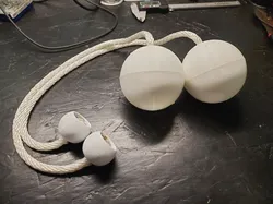 80mm Contact Poi with Knob Handles