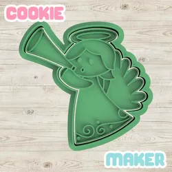 Angel cutter for cookies and doughs