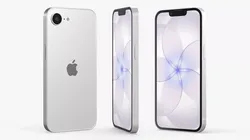 Apple iPhone 17e Smartphone White 3D model
