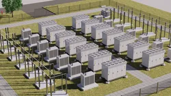 Battery Storage Power Station 3D model