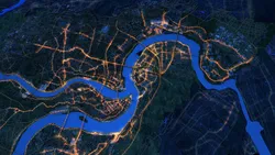 City night scene