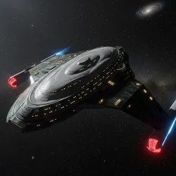 Federation Warbird - star trek spaceship