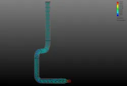 Flow Simulation on Nozzle