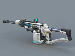 Futuristic Submachine weapon