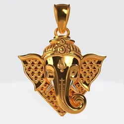 Ganesh Pendant STL File 30