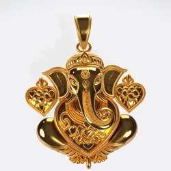 Ganesh Pendant STL File 31