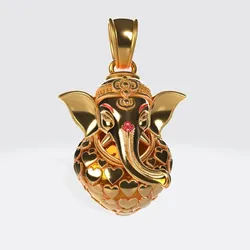 Ganesh Pendant STL File 32