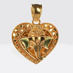Ganesh Pendant STL File 33