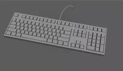 keybord 3D model