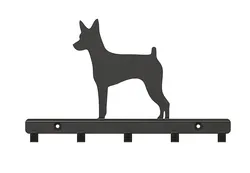 Keyholder miniature Pinscher 3D Print Model in Decor 536351
