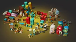 Low Poly Ultimate Asset Pack- 2 Low-poly 3D model