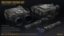 Military Recon Set - Binoculars and Laser Designator Low-poly 3D model
